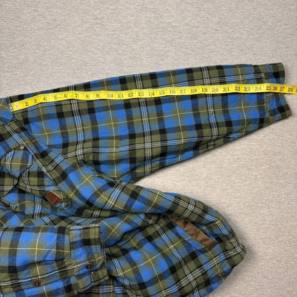 Ledgendary Whitetails sherpa lined flannel shacket mens 4XL tartan plaid - Picture 6 of 9